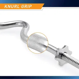 ymd 15 kg Steel Plates (2.5Kgx6Pc) 4FT Curl & 4FT Straight 25mm Star Rods Home Gym Combo image 4