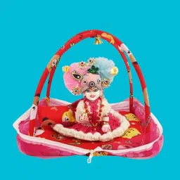deepcart bal gopal ji,kanha,krishna{size no.3-5}high quailty comfetable mosquito net Dress image 2