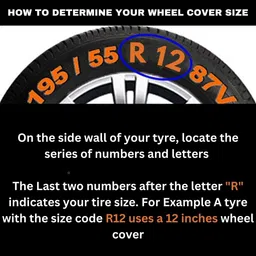 prigan Omni Vision Black Yellow 12 INCH Wheel Cover For Maruti Omni image 4