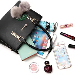 khatushyam collection Women Black Messenger Bag image 4