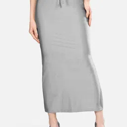 VIDHATA FASHION Grey Color Stretchable Fish Cut Saree Shapewear Lycra Petticoat For Women Lycra Blend Petticoat-picture-34