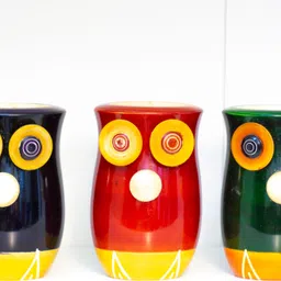 bommatoys Owl pen stand Decorative Showpiece - 10 cm image 1