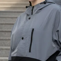 CHKOKKO Colorblock Women Wind Cheater image 5