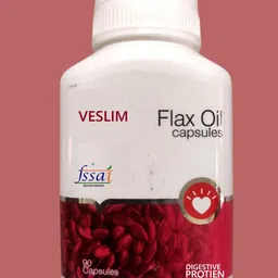 veslim vestige flax 90 softgels UNFLAVORED Capsules image 2