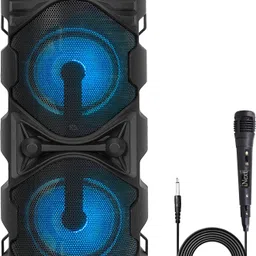 Inext Speaker with 1 Mic for Karaoke, Upto 8 HRs Playback 40 W Bluetooth Home Audio Speaker-picture-17