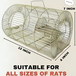 agarwals enterprises Rat Trap Cage, Mouse and Mice Rat Catcher Cage Live Trap image 4