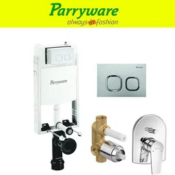 parryware Half Frame Concealed Cistern, with divater body upper Praseo set of 1 pic 127 Dual Flush Tank-picture-20
