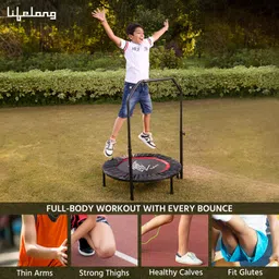 lifelong Trampoline for Kids - 36 Inch Foldable Trampoline with Handle Support Trampoline image 4