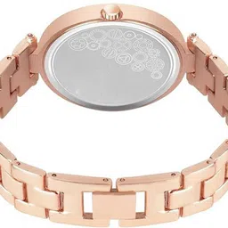 mahavira collection Trending Premium Quality Maroon Dial Rose Gold Plating Wrist Watch Analog Watch - For Women Atractive Luxury Premium Maroon Color Smooth Finish Professional Girls Watch image 4