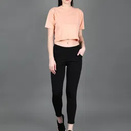 dywer Solid Women Black Tights image 4