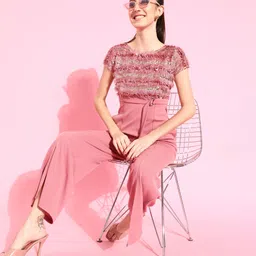 miss chase Embellished Women Jumpsuit-picture-13