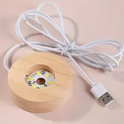 trendera 3D Galaxy Crystal Ball Decorative Bithday Gift (Pack of 1) (Deer) Night Lamp image 5