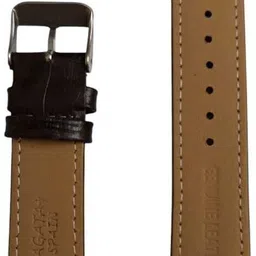 RStraps 20mm Premium Dark Brown Croc Pattern Leather Watch Strap for Premium Watches 20 mm Genuine Leather Watch Strap image 3