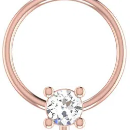 avsar Mishty 18kt Diamond Rose Gold Nose Wire-picture-15