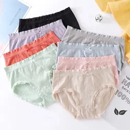 deermi fashion Pack of 3 Women Bikini Multicolor Panty image 1