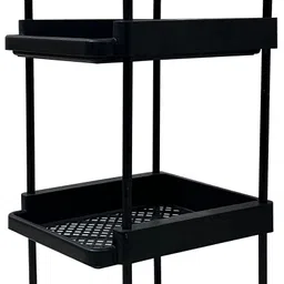 powerest 4-Tier Plastic Rolling Kitchen trolley Plastic Kitchen Trolley-picture-11