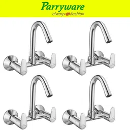 parryware Uno Wall Mounted Sink mixer with Swivel Spout set of 4 pic 049 Wall Mounted Sink mixer with Swivel Spout Sink Mixer Faucet-picture-13