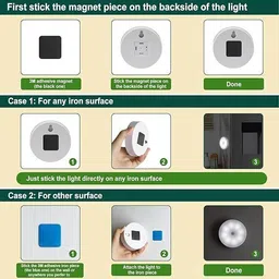 NEWOUTLATE Cool White Body Induction Light for Home Wardrobe Outdoor USB Rechargeable LED Motion Sensor Light image 4