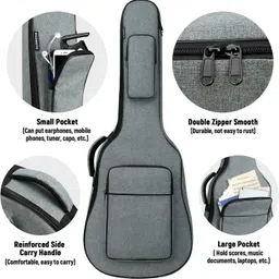 unique Guitar Bag for 39 40 41Inch Acoustic Guitar Gig Bag Guitar Bag-picture-13