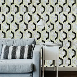 Vinyl Decorative Black Wallpaper-image-32