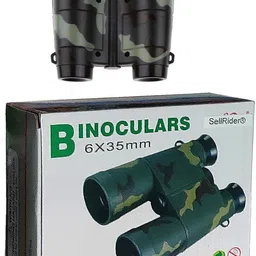 SellRider Imported Best Quality Outdoor Observing Binoculars 6X35mm Telescope Toy For Kids/Spy Gear/Military Color/Folding Binoculars-image-87
