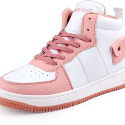 bacca bucci STELLAR Mid Top Flat Sole Fashion-Forward 's Sneakers for Any Occasion Sneakers For Women image 5