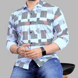 varidashi Men Regular Fit Striped Casual Shirt-picture-12