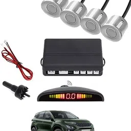 aarsh store Universal 4 Silver Reverse Parking Sensor-AF25N673 Universal 4 Silver Reverse Parking Sensor-AF25N673 Parking Sensor-picture-15