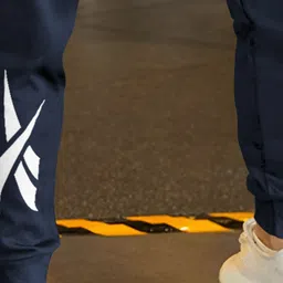 vcanee Men Solid Blue Track Pants image 4