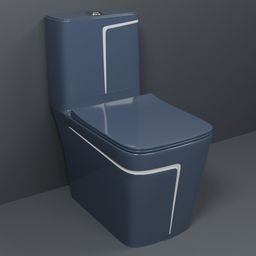 d o t C/T011 Premium Quality Shining Grey commode with White Finishing Line and Round Flush Button Western Commode-picture-33