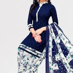 thira Unstitched Crepe Salwar Suit Material Printed-picture-12