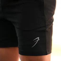 fuaark Solid Men Black Gym Shorts image 5