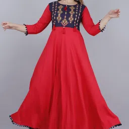 vasant apparel Viscose Rayon Stitched Anarkali Gown-picture-24