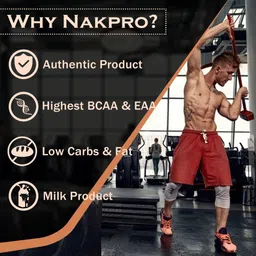 nakpro CALCIUM CASEINATE | 27.9g Protein | Helps in Muscle Recovery | Slow Absorbing Casein Protein image 5