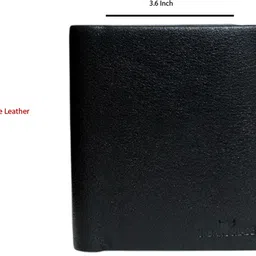 urban shade Men Black Genuine Leather Wallet image 1