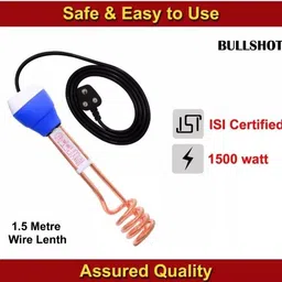 bullshot BLUE COPPER 1500 001 1500 W Shock Proof Immersion Heater Rod image 2
