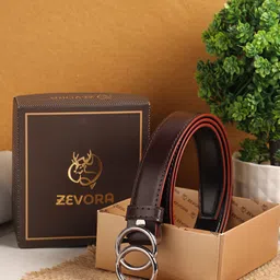 zevora Girls Brown Genuine Leather Belt-picture-14