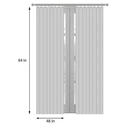 the purple tree Blue Satin 7 Ft Blackout Eyelet Aquatic Kids Curtains (Set of 2) image 3