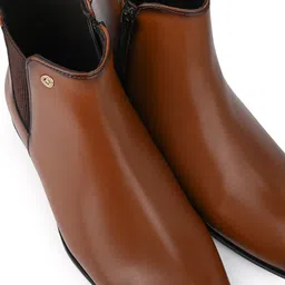 Alberto Torresi Synthetic Tan Chelsea Boots For Men Slip On For Men image 5