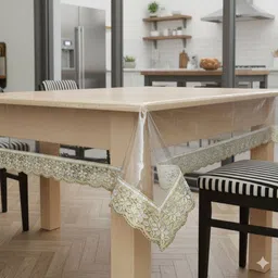 PVC 4 Seater Solid Table Cover-image-28
