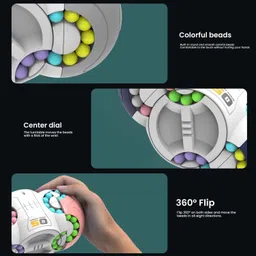 countrylink Eight Sided Cube Rotating Fidget Puzzle Stress Relief Handheld Brain Teaser Game image 3