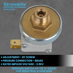 hanumeto Pressure Switch Meter Italy XP110 - 2-6 (BAR) 1/4" - Ma-ter 1100 W Garment Steamer image 3