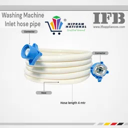 nipram national IFB Front Load Washing Machine intlet Hose Pipe (4 Meter) IFB Front Load Washing Machine Intlet Hose Pipe (4 Meter) Hose Pipe-picture-11