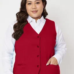 brinns Solid Women Waistcoat-picture-43