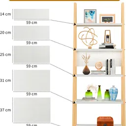 kuber industries Book Shelf Solid Wood Open Book Shelf image 2