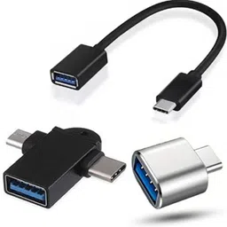 Red Champion USB Type C, Micro USB OTG Adapter-image-11