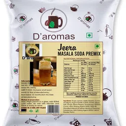 d'aromas Jeera Masala Sode Premix Powder 1kg |Refreshing & Re-hydrating|Instant Drink Mix Energy Drink image 2