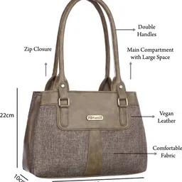 fd fashion Women Brown Shoulder Bag image 5