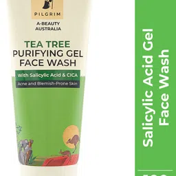 pilgrim 1% Salicylic Acid Tea Tree & CICA Gelfor Acne & Oily Skin Face Wash-picture-19