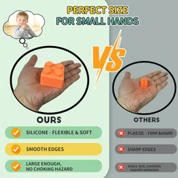 bagji toys 108 Pieces Mixed Size Super Soft Building Blocks image 5